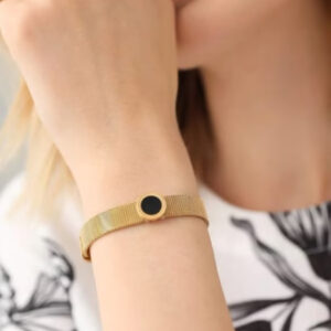 A French Elegant Roman Numerals Bracelet Stainless Steel Elegant Female Jewelry