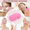 SHEIN Round Compressed Face Wash Wood Pulp