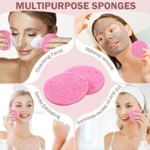 SHEIN Round Compressed Face Wash Wood Pulp