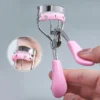 SHEIN Portable Silicone Pad Eyelash Curler, Stainless Steel Eyelash