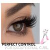 SHEIN Portable Silicone Pad Eyelash Curler, Stainless Steel Eyelash