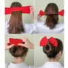 SHEIN 3pcs Solid Hair Tie Cute Valentine's Day Valentines