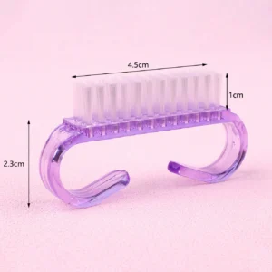 SHEIN Nail Cleaning Brush Plastic Handle Durable Cleaner Scrubbing Tool