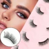 SHEIN 5 Pairs Natural Faux Mink Cat Eye Half Lashes