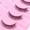 SHEIN 7 Pairs Of 3D Natural Silk False Eyelashes