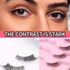 SHEIN 7pairs Set Casual Daily Wear Transparent Stem 3d Cross Design Eyelashes