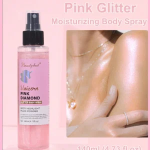 SHEIN Beauty Host Shimmering Body Mist in Rose/Gold
