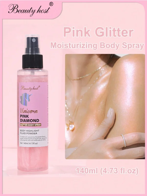SHEIN Beauty Host Shimmering Body Mist in Rose/Gold
