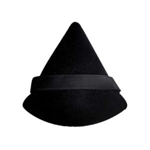 SHEIN Black Velvet Powder Puff For Loose Powder