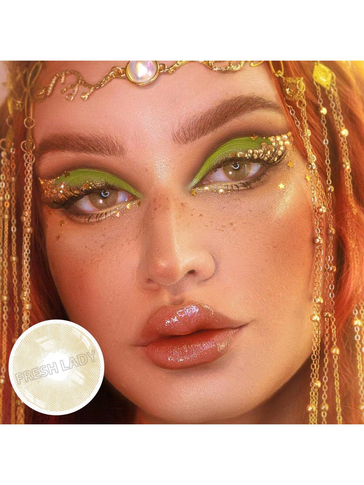 FRESH LADY Freshlady Prescription Polar Lights Brown