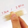 SHEIN 100pcs 7.3cm Double Tipped Swabs For Makeup