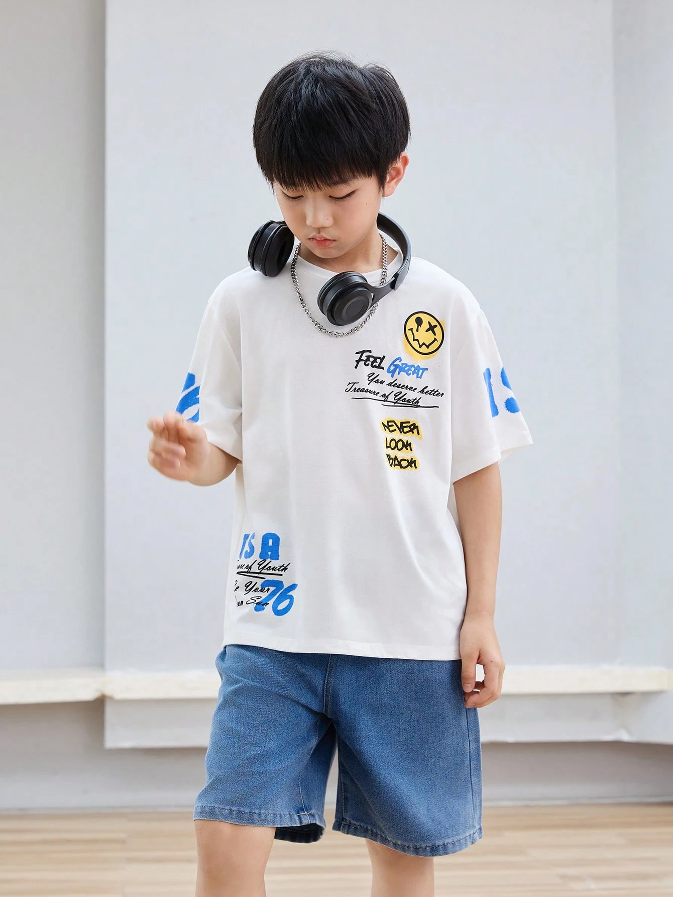 SHEIN Boy Casual Streetwear T-Shirt