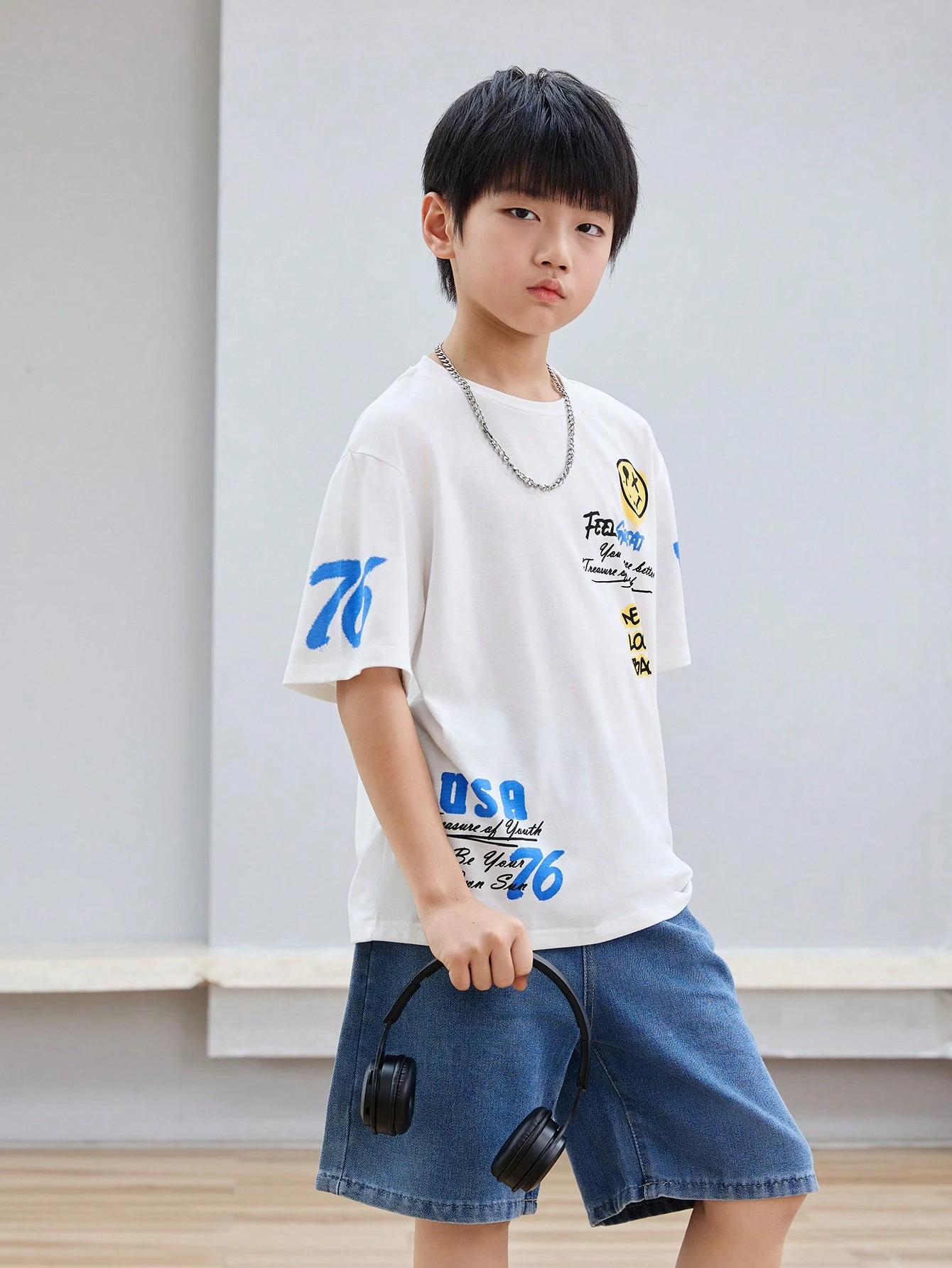 SHEIN Boy Casual Streetwear T-Shirt