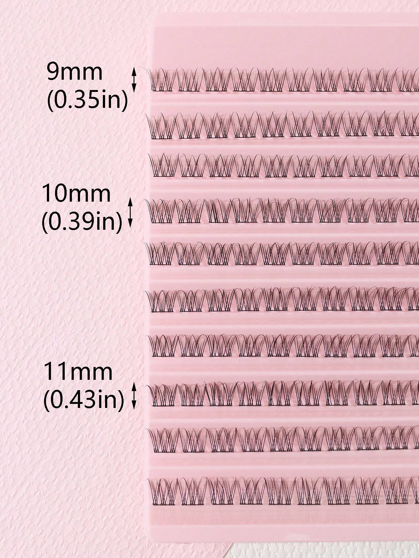 SHEIN Slouchy Fish Tail 9-11mm D Curl Lash Extension Kit