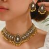 SHEIN Top-Selling Arabic Style Zinc Alloy Antique Bronze-Colored Women's Jewelry Set.
