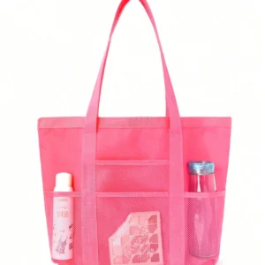 SHEIN Vacation Casual Solid Color Lightweight Portable Large Capcity