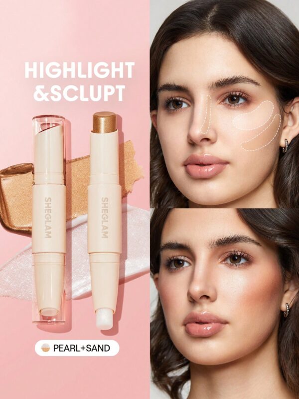 SHEGLAM Color & Sculpt Stick-Pearl & Sand 2 In 1 Contour