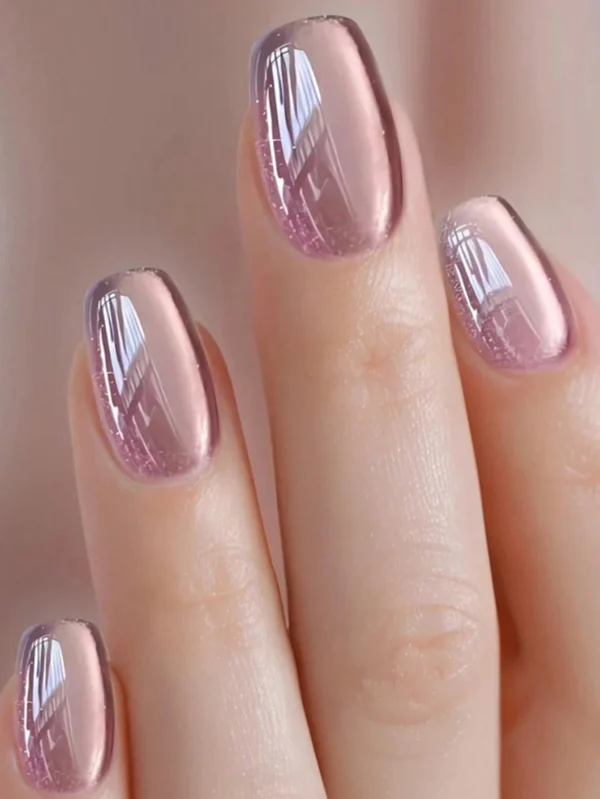 SHEIN Cat Eye Wear Nail Plate Detachable Noble Nail