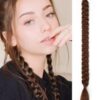 SHEIN 1pc Braiding Hair 24 Inch Suitable Mocha Brown