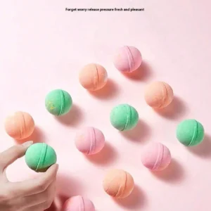 SHEIN 1 Box Of 12pcs Foot Soak Bath Bombs, Assorted Color Holiday