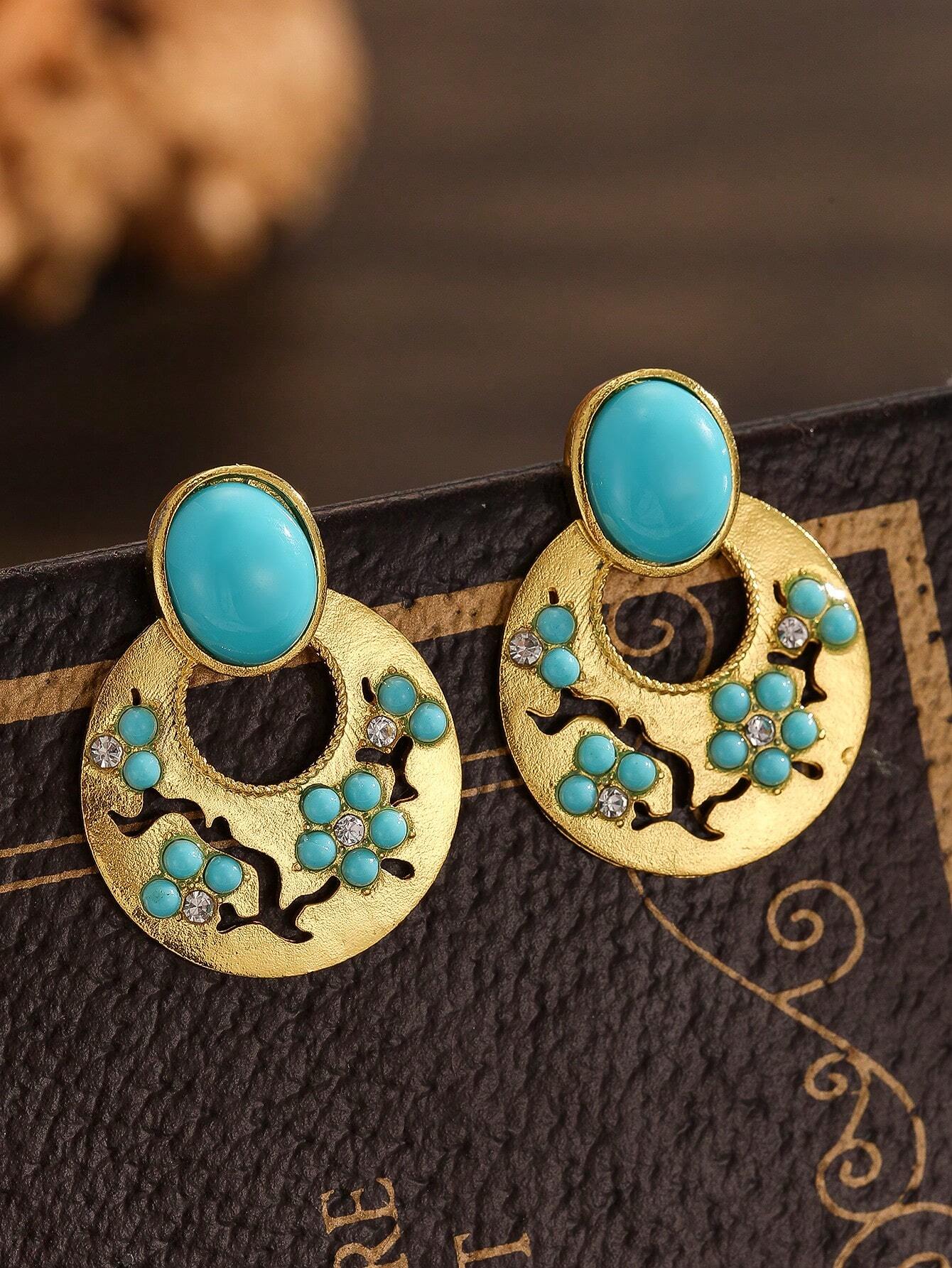 SHEIN Fashionable & Creative Niche Design Bohemian Style Earrings