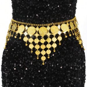 SHEIN New Design Metal Decorated Belly Dance Waist Chain