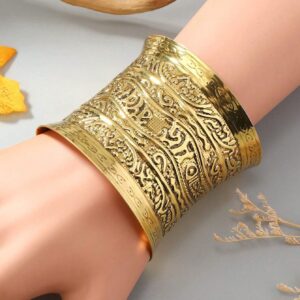 SHEIN Retro Style Armlet With Open End, Featuring Ancient