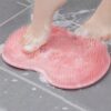 SHEIN 1pc Silicone Shower Massage Mat Foot Scrubber