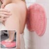 SHEIN 1pc Silicone Shower Massage Mat Foot Scrubber