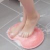 SHEIN 1pc Silicone Shower Massage Mat Foot Scrubber