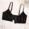 SHEIN Comfortable Casual 5-Button Front Closure Bra