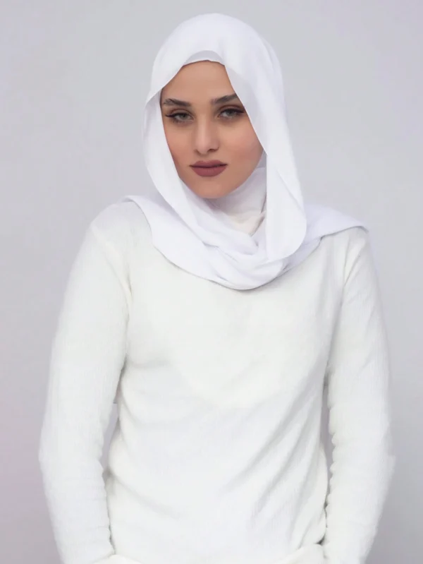 SHEIN Classic Casual Instant Chiffon Scarf
