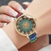 SHEIN Elegant Fashion Unique Numeral Dial Quartz Wrist Watch