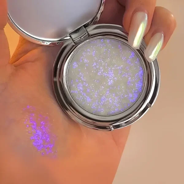 SHEIN DIKALU Silver Shimmer Eyeshadow Powder