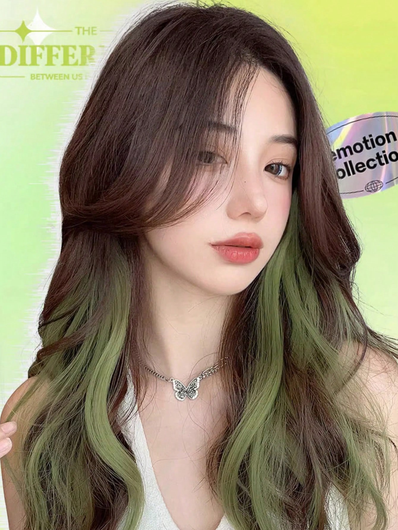 SHEIN 2pcs Women's Seamless & Realistic Synthetic Hair Extensions