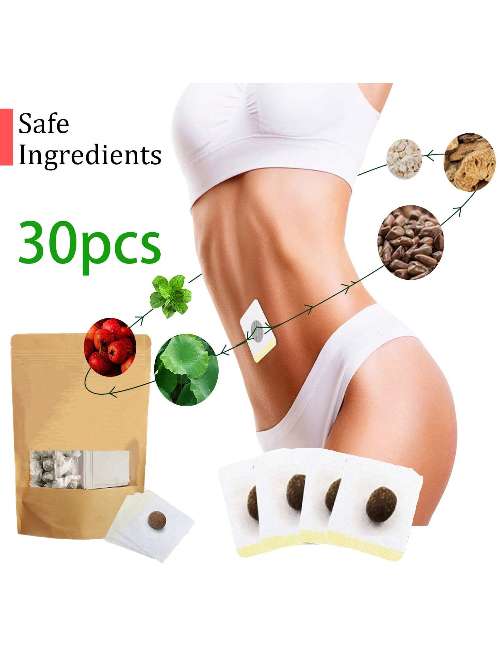 SHEIN 30pcs Mugwort Moxibustion Pills For Body Care For Both