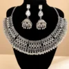 SHEIN 3pcs/Set Vintage Bohemian Rhinestone Inlaid Fashionable Jewelry Set
