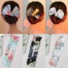 SHEIN 3pcs Slouchy Hair Bun Maker Bowknot Hair Styling Tool For Quick Bun