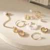 SHEIN Pearl Earcuffs Without Piercing, New Fashion Long Elegant Ear Clip Earrings