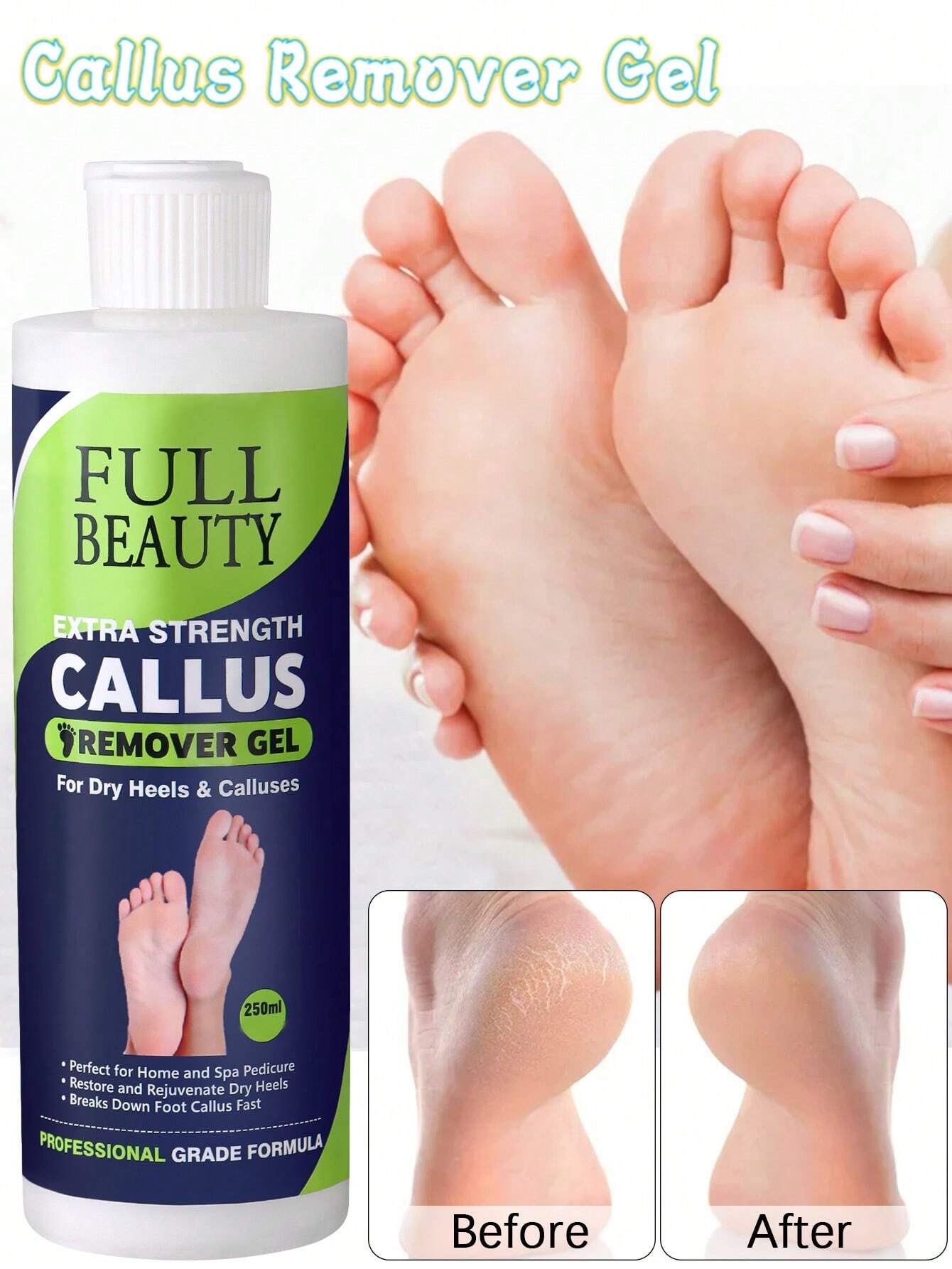 SHEIN Foot Soak Callus Remover Gel Extra Strength Callus
