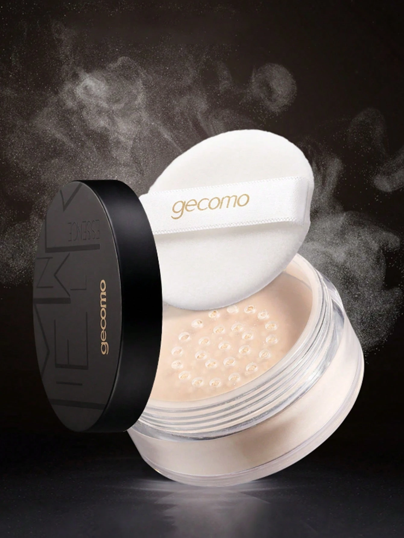 SHEIN GECOME Long Lasting Powder , Powder-Foundation Waterproof Oil #02 Ivory