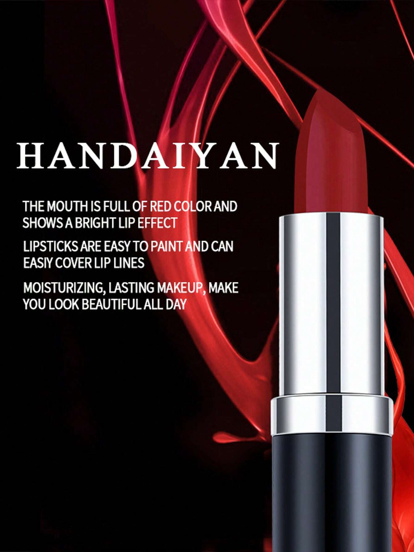 SHEIN HANDAIYAN Matte Mist Permanent Moisturizing Lipstick #09