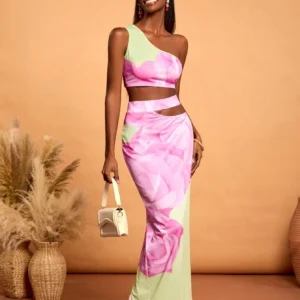 SHEIN HEAVINZ LANE Designer Boho Bohemian Spring Summer Pink Rose