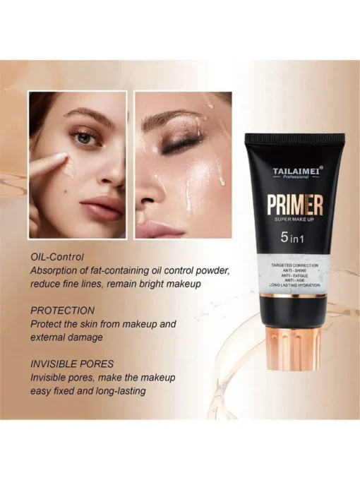 SHEIN Makeup Base Transparent Gel Primer For Long-lasting Effect