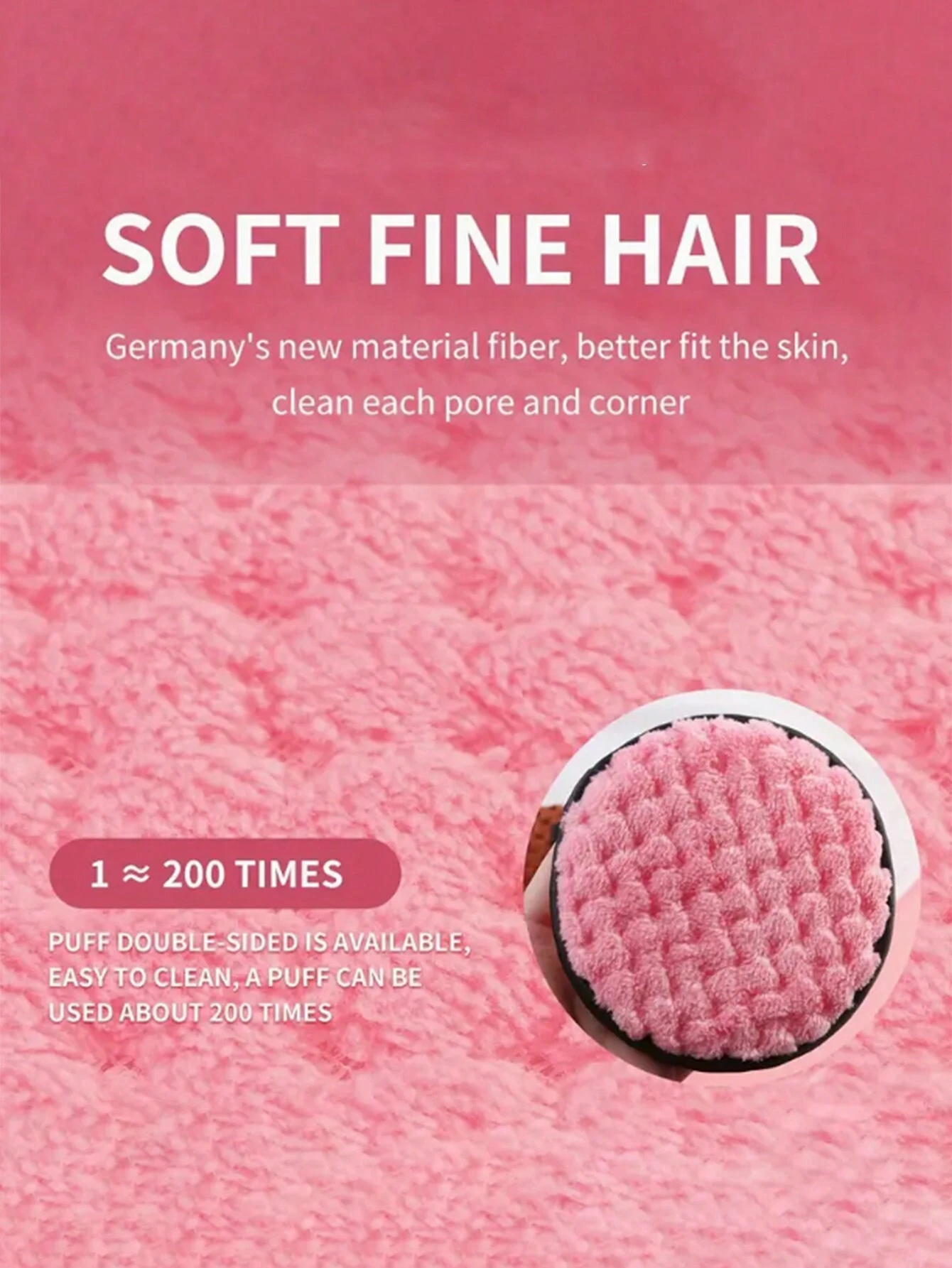 SHEIN Pineapple Slouchy Clean Water Makeup Remover Puff Round