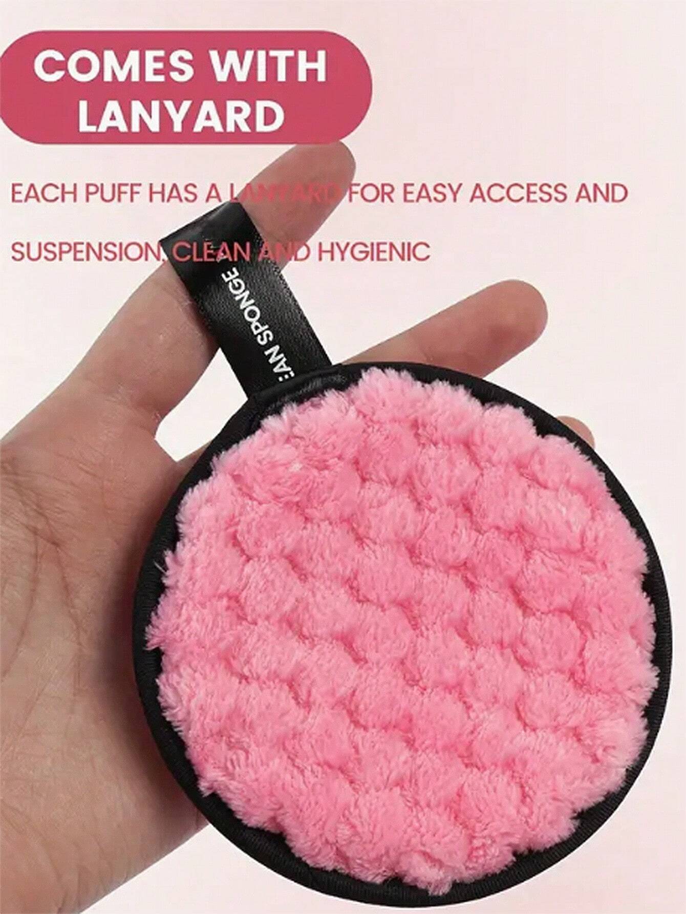 SHEIN Pineapple Slouchy Clean Water Makeup Remover Puff Round