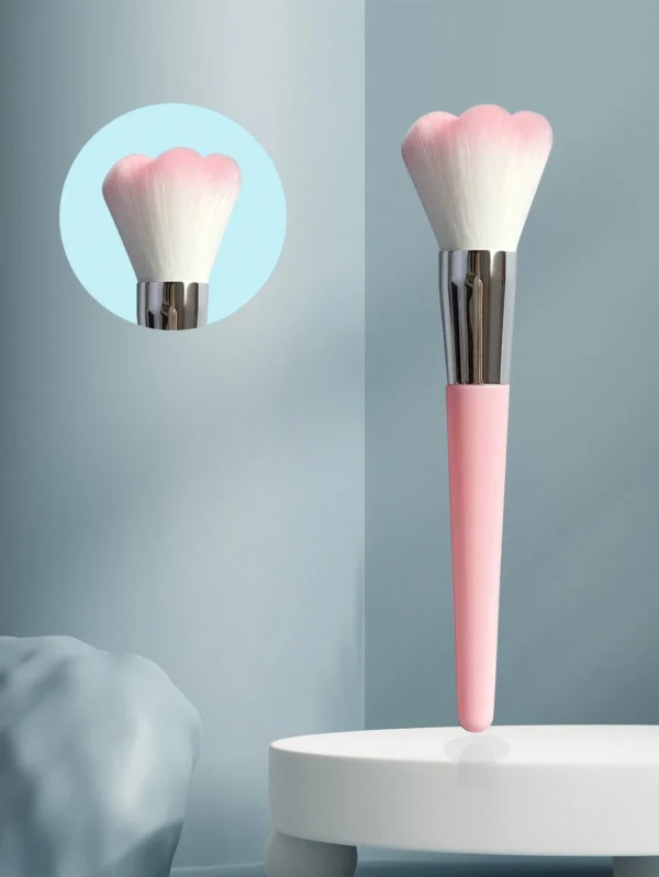 SHEIN Pink Flower Shaped Blush Brush