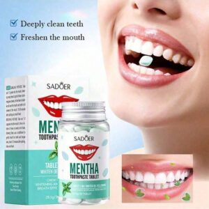 SHEIN Multi-Flavored Toothpaste Tablets, Fresh Breath & Deep Cleaning