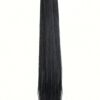 SHEIN Black Synthetic 24 Inch Claw Clip On Long Straight Ponytail Hair Extension