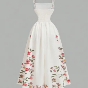 SHEIN MOD Women's Floral Print Long Elegant Cami Dress